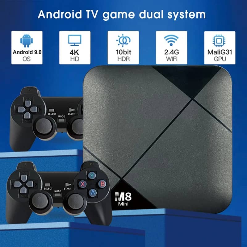 Android tv box x96q 4gb+ 64gb with channels airmouse also available 10