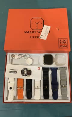 New ultra 7 in 1 Smart watch s100 ultra 2.0 - 49 IPS hd large screen