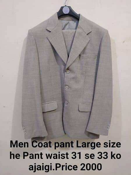 4 Coat pant 1 waiscot 1