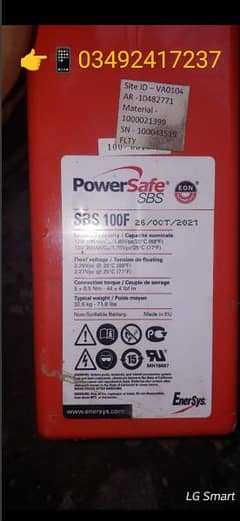 Power safe 100Ah Made in USA Dry battery