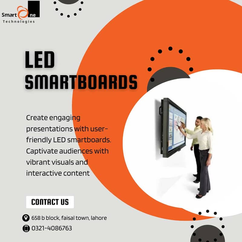 Interactive Touch Screen LED| Smart Board Digital| Touch Screen Panel 0