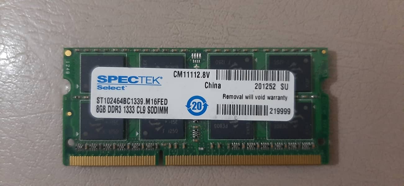 8GB DDR3 Ram for sale 0