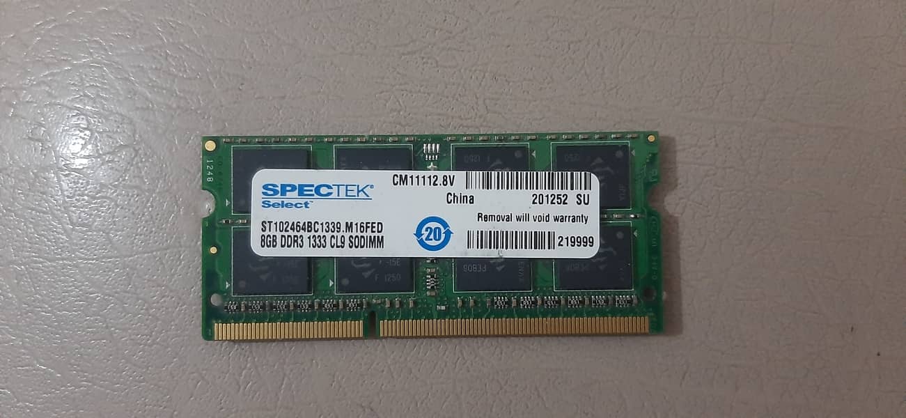 8GB DDR3 Ram for sale 1