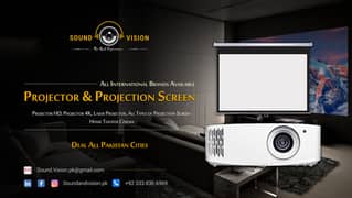 Projector & Projection Screen