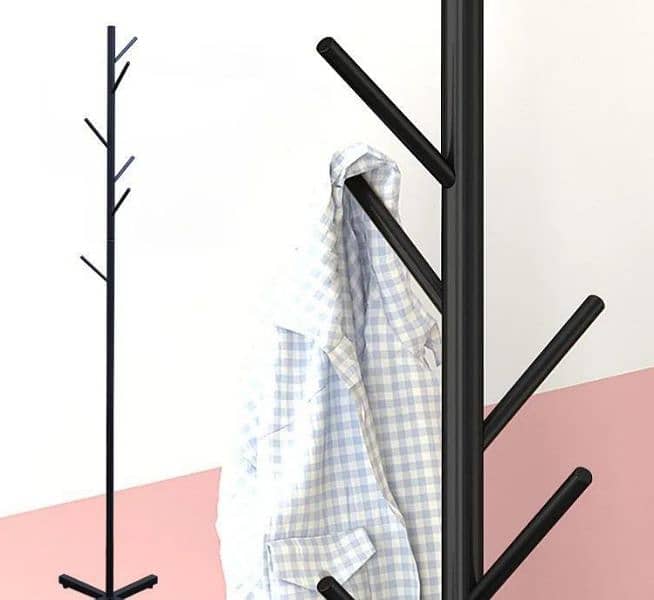 handbag and clothes hanging stand 1