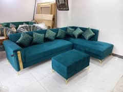 L shape sofa set