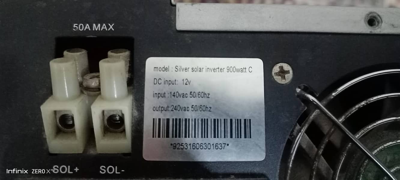 REC - Silver Solar Inverter 900Watt C (Azadi offer) -15000/- 8