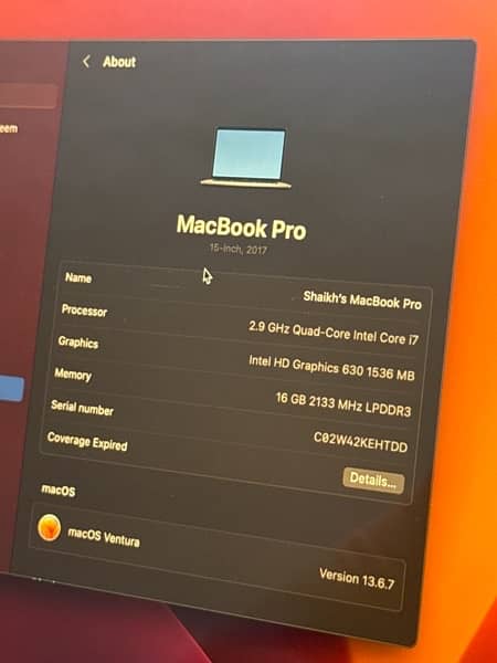 Macbook Pro 2017 15 Inch 5