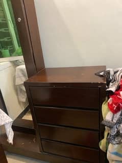 dressing table with drawers