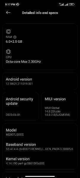 Xiaomi poco x3 nfc 7