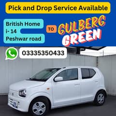 Pick and Drop -Punctual and Reliable Rawalpindi to Gulberg Green