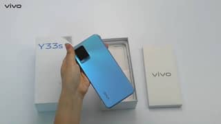 vivo y33s full box 8GB 128 GB beautiful slim mobile