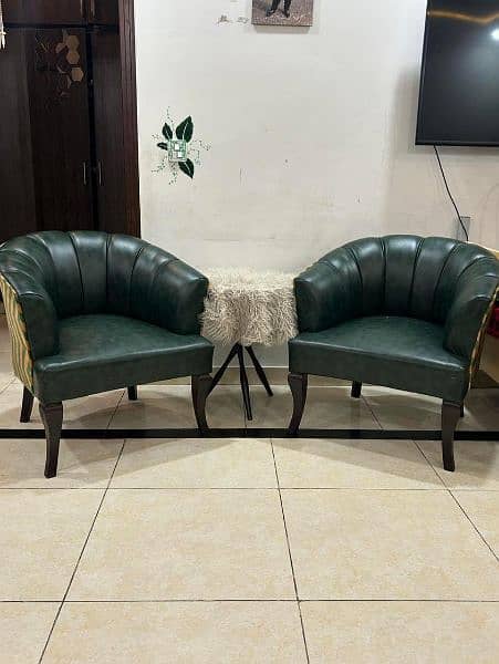 coffee chaira and 2 seater sets 1