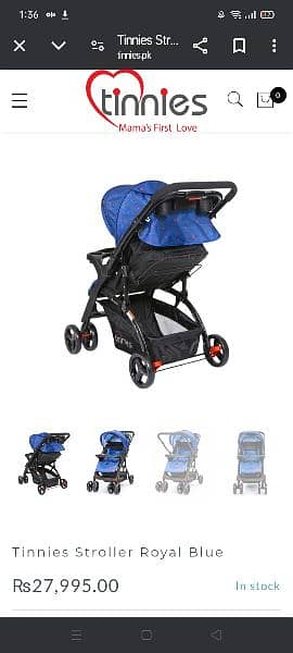 Kids stroller ( pram) for sale 5