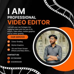 I am Professional Video Editor and I Need Job