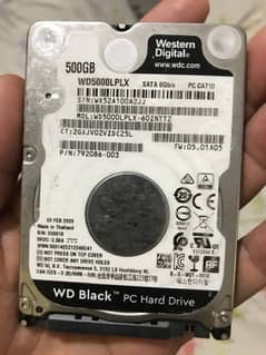 500GB SATA Hard disk for Laptop