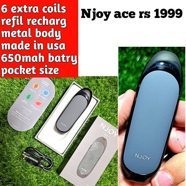 njoy ace vape pode/liquid/refil vape/smoking vape/pod/smoke 3