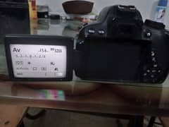 Canon 650d with 50 mm lence and flash gun