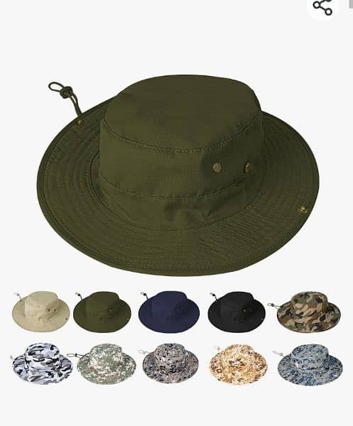 Sun Hats for Men Women Boonie Hat Foldable Fishing Hat 0