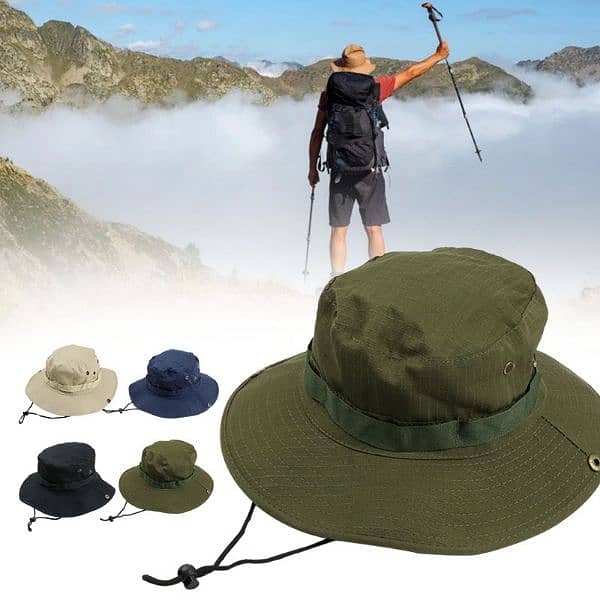 Sun Hats for Men Women Boonie Hat Foldable Fishing Hat 1