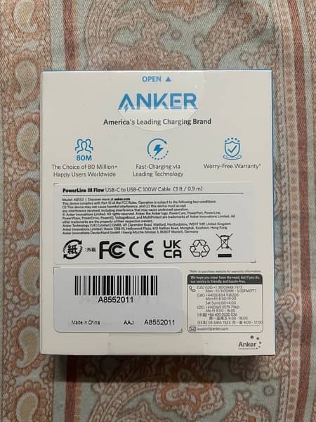 Anker 543 240w and Powerline III Flow USB C to C 100w Cables 3