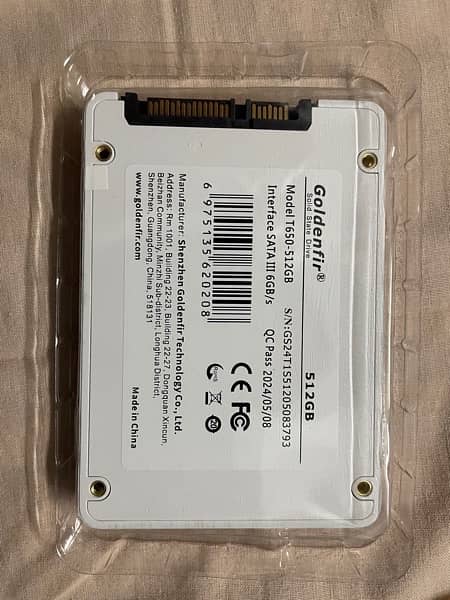 Goldenfir SATA III SSD 512GB Brand New 1