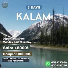 kalam Tour for single couple and for family