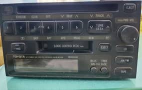 Toyota Original Car Deck. CD + Cassette Player