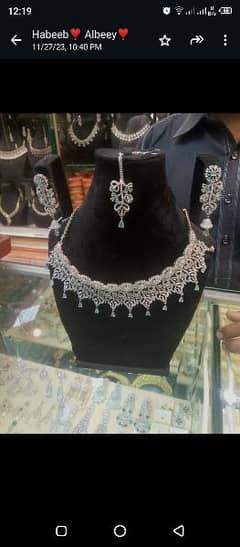 zircon walima bridal set