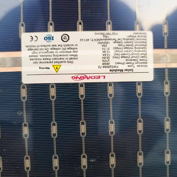 Solar Panel 280 Watt full new 1