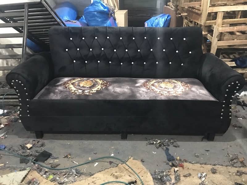 5 seater sofa set / sofa cumbed/customize sofa/velvet sofa 5