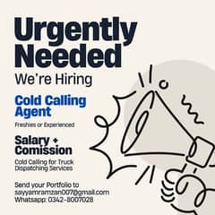 Cold Calling Agent - Truck Dispatching