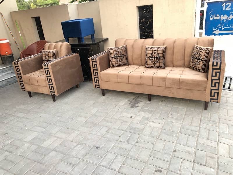 5 seater sofa set / sofa cumbed/customize sofa/velvet sofa 14