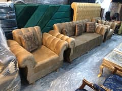 5 seater sofa set / sofa cumbed/customize sofa/velvet sofa