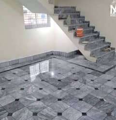 Tile marble and chips installation