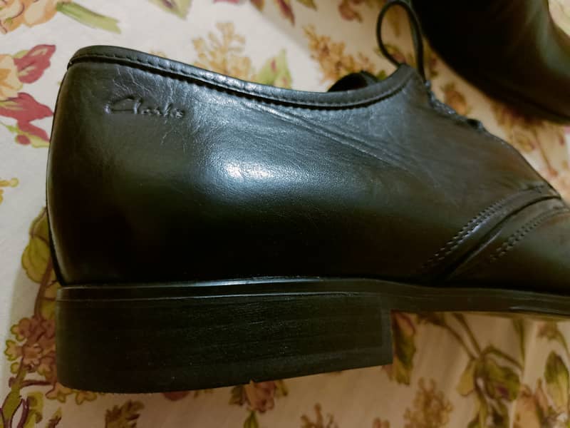 Original Clarks Black Leather Men's Shoe's 4