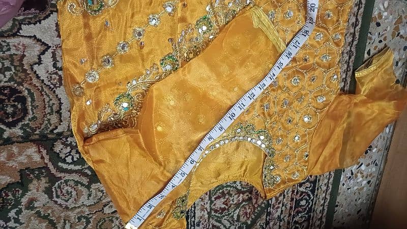 mehndi dress/sharara shirt/miyon dress/urgent sale 8