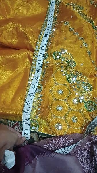 mehndi dress/sharara shirt/miyon dress/urgent sale 9