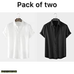 2 pcs Men cotton shirt