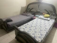 bed set with cupboard for sale