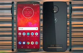 Box Pack Moto z3 play Pta approved dual sim best gaming phone