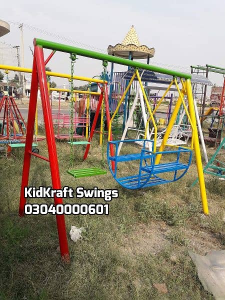 kids Slide/Swings/Kids rides/jhula/Spring rider/jungle gym/gazebo/bar 1