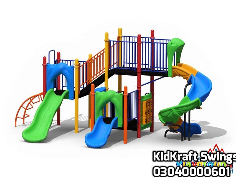 kids Slide/Swings/Kids rides/jhula/Spring rider/jungle gym/gazebo/bar 4