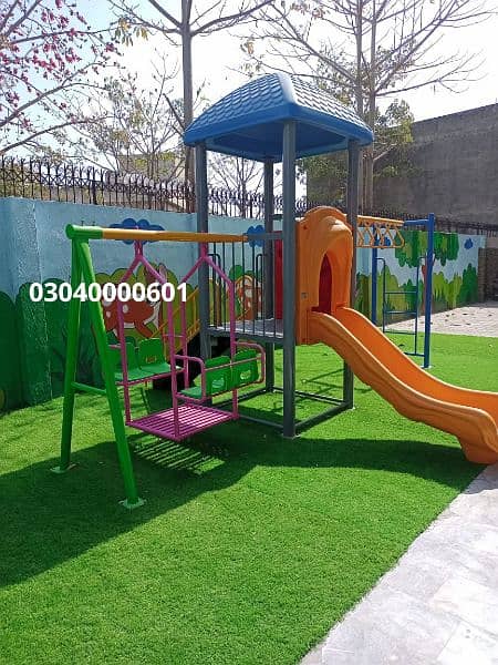 kids Slide/Swings/Kids rides/jhula/Spring rider/jungle gym/gazebo/bar 7