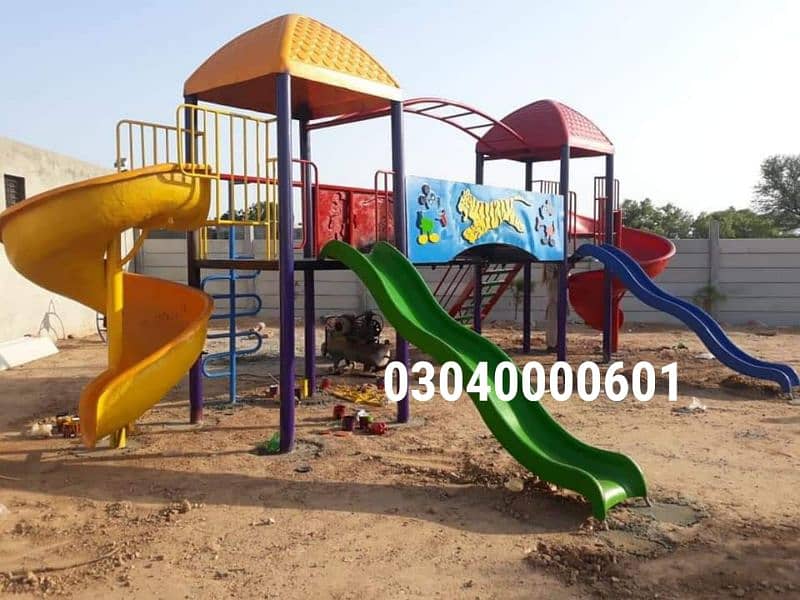 kids Slide/Swings/Kids rides/jhula/Spring rider/jungle gym/gazebo/bar 6