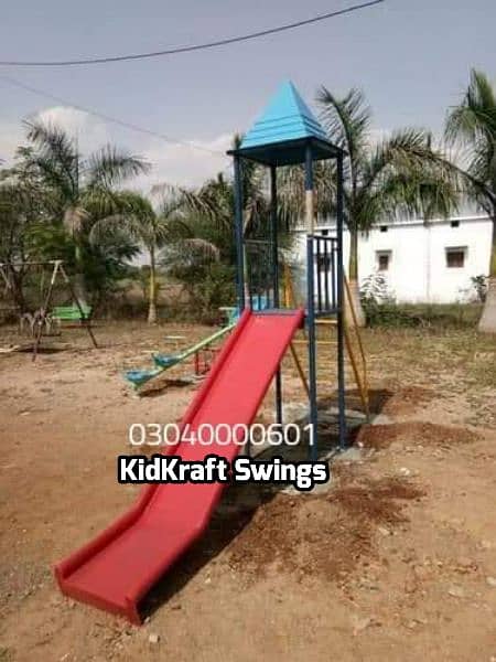 kids Slide/Swings/Kids rides/jhula/Spring rider/jungle gym/gazebo/bar 11