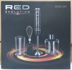 Red lot high quality 3in1 hand blender set made for eroupain countries