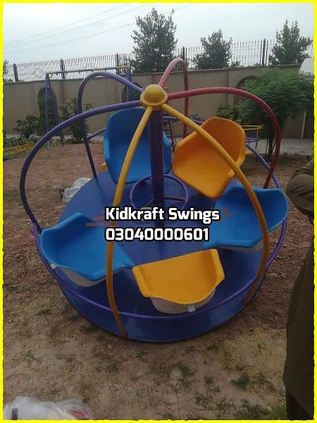 kids Slide/Swings/Kids rides/jhula/Spring rider/jungle gym/gazebo 2