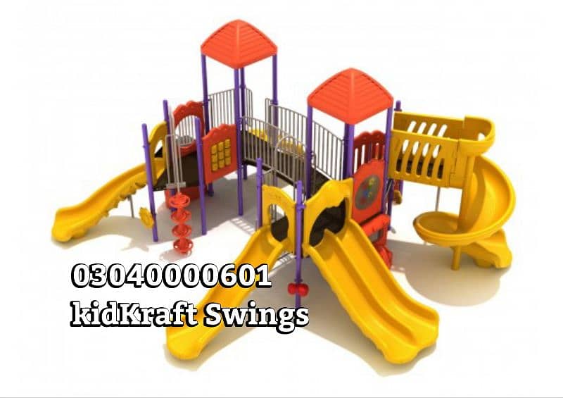 kids Slide/Swings/Kids rides/jhula/Spring rider/jungle gym/gazebo 12