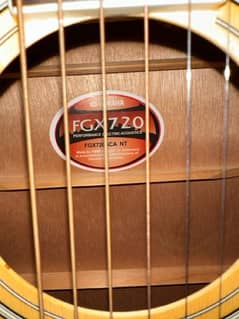 yamaha fgx720sca semi acoustic guitar for sale